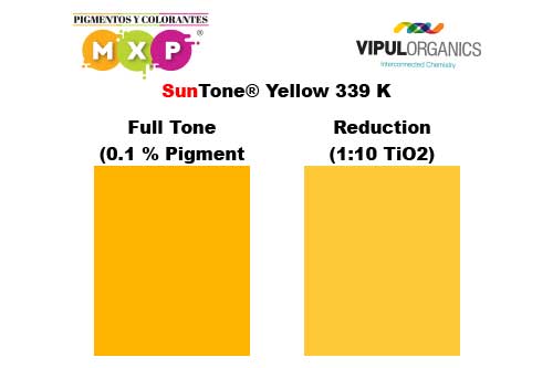 Pigmento Amarillo 13 SunTone Yellow 339K (CAS 5102-83-0) de Vipul Organics distribuido por MXP